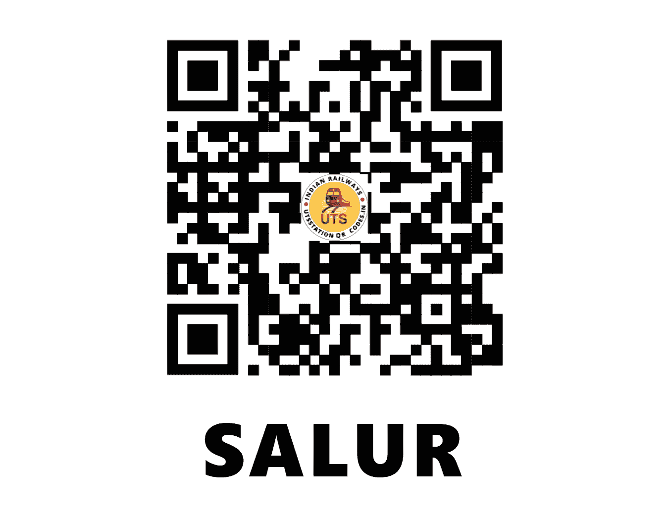 UTS QR Code for SALUR - SALR - EO (ANDHRA PRADESH)